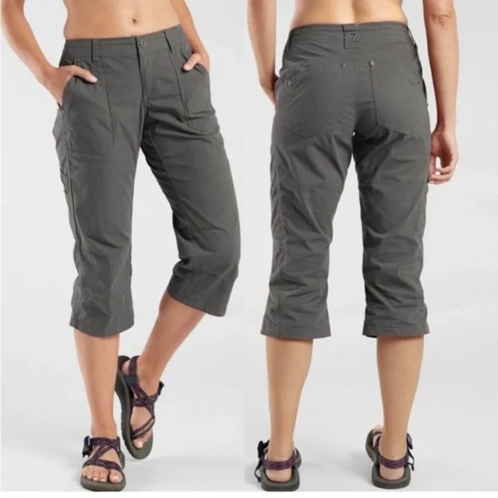 Kuhl Free Range Capri Pants Carbon Gray Size 12
